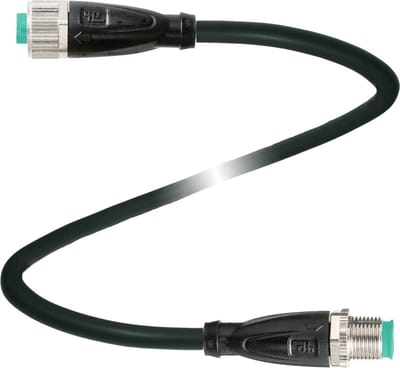 Pepperl+Fuchs 240775-100001 Sensor/actuator connector, geassembleerd Aantal polen (sensoren): 4, 4 8 m 1 stuk(s)