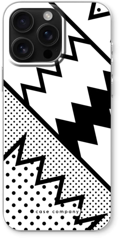 Case Company® - Hoesje geschikt voor iPhone 16 Pro Max hoesje - Pop Art #5 - Soft Cover Telefoonhoesje - Bescherming aan alle Kanten en Schermrand