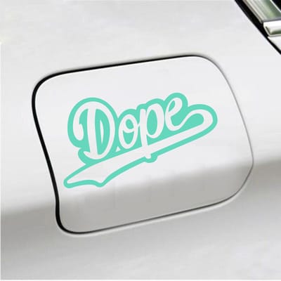 Bumpersticker - Dope - 10 X 18 - Mint