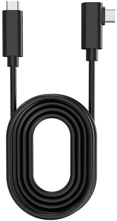 NÖRDIC USB-C naar USB-C - USB3.2 Gen1 - Geschikt voor Oculus Quest / Quest 2 VR bril - 5m - Zwart