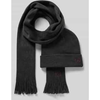 Set van sjaal en muts met cadeaubox