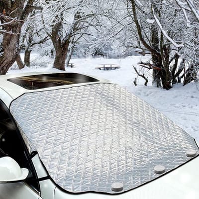 Magnetische voorruitafdekking, autohoes voor voorruit-sneeuwbescherming, voorruitvorstbescherming, ijsbeschermingshoes