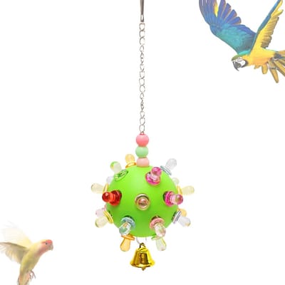 Vogel Speelgoed - Papegaai Speeltjes - Verveling Bestrijden - Gezonde Snavel Bevorderend - 26 cm - Multicolor