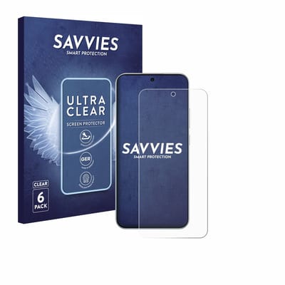 Savvies - Screenprotector voor Oppo F31 - Folie Beschermfolie transparant 6 Stuks