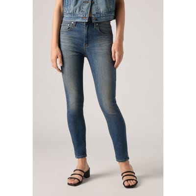 Levi's 721 High Rise Skinny Cool For Real Maat: W27L28 | Skinny Jeans Outlet | Dames | Blauw