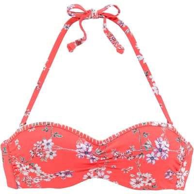 Halternekkini met beugels dames Lascana Ditsy