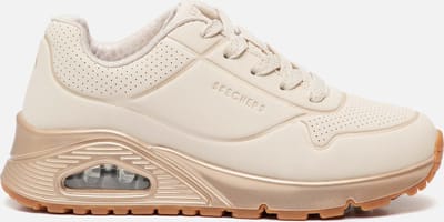 Skechers Uno Gen1-Cool Heels Meisjes Sneakers - Beige