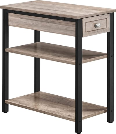 SONGMICS Kledingrek - metalen standaard met 2 ophangrails en opbergplank - 85 cm breed - max. draagvermogen 55 kg - eenvoudig te monteren - wit