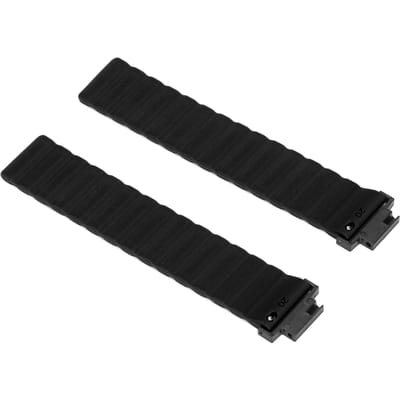 Magnetische Horlogeband Verstelbaar Zacht Ademend Siliconen Horlogebandje voor Amazfit Verge Verge Lite zwart
