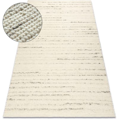 Kleden Rugsx NEPAL 2100 wit / naturel grijs tapijt 60x100 cm