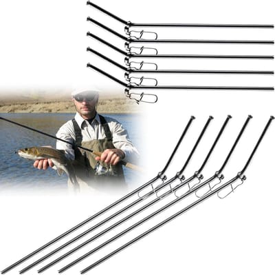 10 Stuks Anti-Tangle Visaccessoires - 9/12cm Koppelingstubes van Koper voor Efficiënt Vissen