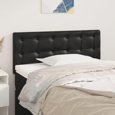 vidaXL - Hoofdbord - 90x5x78/88 - cm - kunstleer - zwart