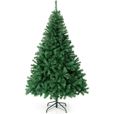 Coast Kunstkerstboom Groen – 116 x 183 cm – 1000 Takpunten met Scharnierconstructie en Metalen Standaard