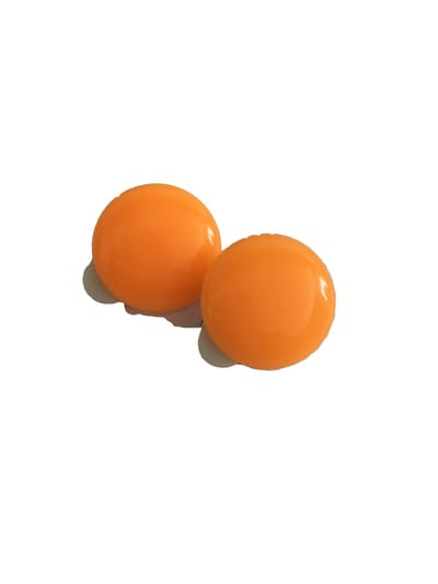 Petra's Sieradenwereld - Clipoorbel oranje (20230204)