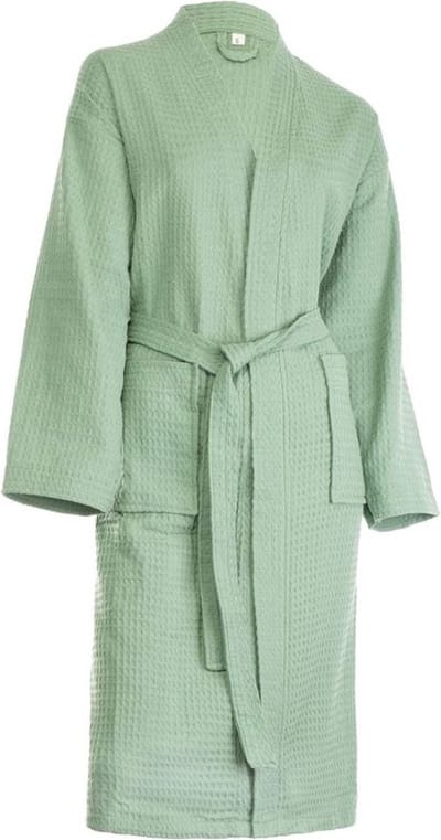 Badjas dames en heren - Lichte badjas - Ademende badjas - Unisex - Zacht