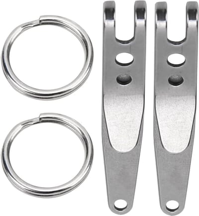 SnelShoppen - 2 Stuks Hangende Tas Clip, Multifunctionele Duurzame Hangclip Hanger voor het Ophangen van Messen en Tassen, Ideaal voor Buitengebruik,