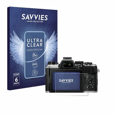 Savvies - Screenprotector voor Olympus OM System OM-5 Mark II - Folie Beschermfolie transparant 6 Stuks