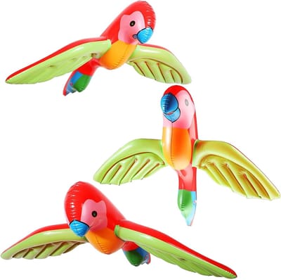 Thijox - Opblaasbaar Dierenspeelgoed voor Strandspelletjes - Feestspeelgoed voor Hawaiiaans Strandfeest - Robuust PVC - Kleurrijke Decoratie voor Zwem