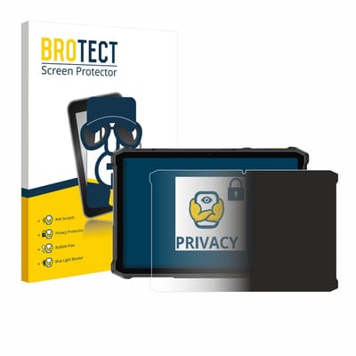BROTECT - privacy screenprotector voor Ulefone Armor Pad 5 Ultra - Folie Beschermfolie Blauwlichtfilter