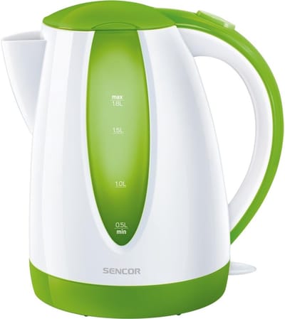 Groene Waterkoker 1,8 L met Dubbelzijdige Niveau-indicator