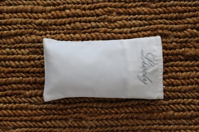 Yoga lavendel oogkussen-yoga kussens- yoga props- wit