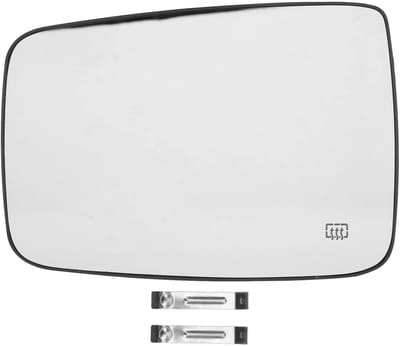 Dailygoods- Spiegelglas Verwarmd - Zijspiegelglas - Vervanging voor Dodge Ram 1500/2500 - Plug-and-play - Inclusief houder - Geschikt voor 2010-2019 - Zijspiegel