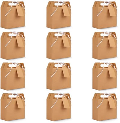 Dailygoody - Bruine Snoep Geschenk Doosjes - 20 Pak - voor