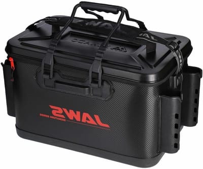 MIKADO Eva - Jaws Bags - vistas maat L en XL Eva tas boottas spinnhengelen, zwart, X-Large