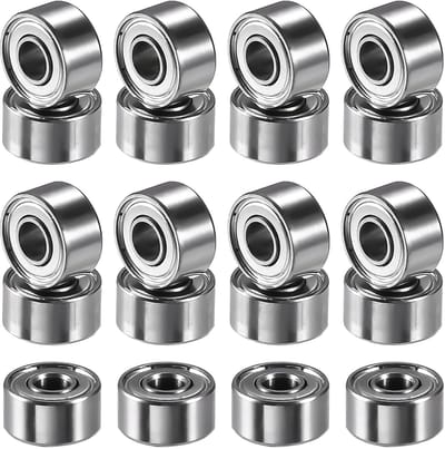 20 Stuks Miniatuur Kogellagers 3x8x4 mm Dubbel Afgeschermd voor Precisie Toepassingen