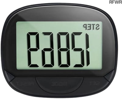 RFWR® Digitale Stappenteller met Clip - Nauwkeurige Stappen- en Calorieënmeter voor binnen en buiten