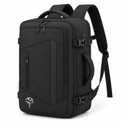 Reisgemak Handbagagerugzak & Schooltas - 40x30x20 cm - Zwart
