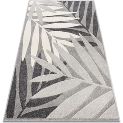 Kleden Rugsx Tapijt FEEL 1827/16811 blad motief grijskleuring / 120x170 cm