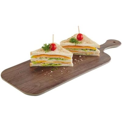 GGM Gastro (6 Stück) Tablett - OAK - Melamin - 530x200mm - Höhe: 15mm