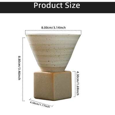 Tasse à café en céramique rétro créative 200 ml Tasse à thé en poterie brute Tasse japonaise pour latte avec motif de fleur en porcelaine Tasse ménagère en nouvelle poterie 100-200ML gray