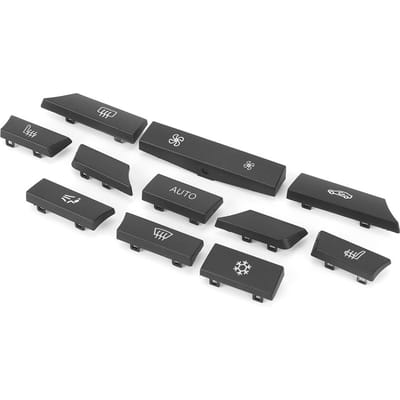 11 pièces Accessoire Intérieur Voiture Bouton Climatisation AC Convient pour X5 X6 14 18 black
