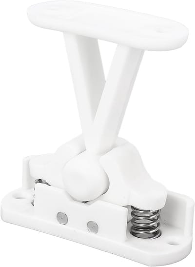 RV Deurhouder - Deurstopper Caravan - Deuren Open Houden - T-Type Stabiliteit - 2 Stuks - Wit