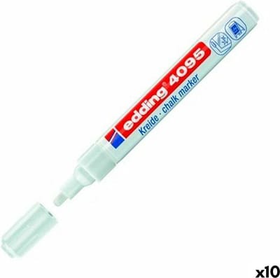 Krijtstift edding 4095 rond wit 2-3mm | 1 stuk | 10 stuks