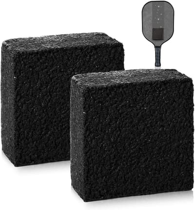 Pickleball Paddle Cleaner - Paddle Gum - Sportuitrusting Onderhoud - Krast Niet - 5x5x2.5cm - Zwart