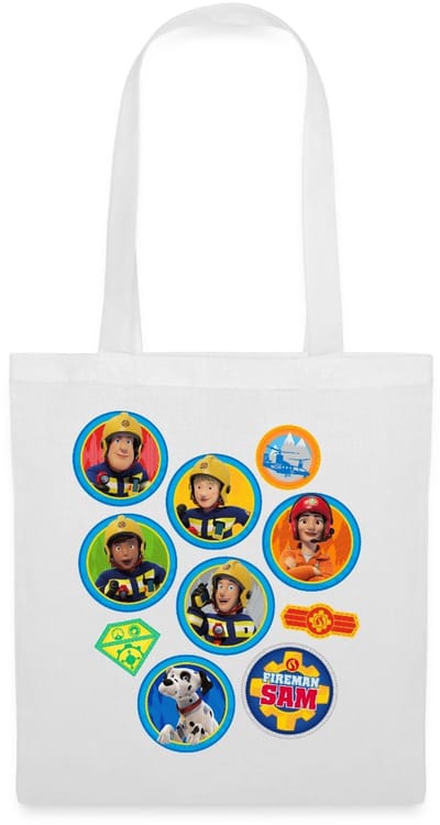 Brandweerman Sam™ Brandweer Team Embleem Ontwerp Tas Van Stof Schoudertas