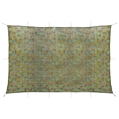 vidaXL - Camouflagenet - met - opbergtas - 4x5 - m - groen