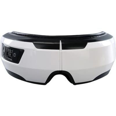 Oogmassageapparaat Oogvermoeidheid Warmtecompressie Vibratiemassage Bluetooth Oogmasker Volwassenen en Kinderen Oogverzorgingsmachine Cadeau white