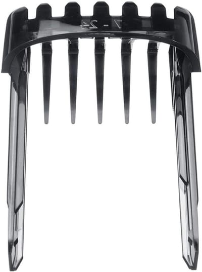 Styling Gids Kam Set - Haar Trimmer Opzetstuk - Uniform Haar Knippen - Geronde Tanden - 7-24mm - Zwart