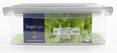 4x hega hogar vershoudbakjes - transparant/grijs - 1,9 liter - 24 x 15 x 8 cm- plastic - bewaarbakje - voedsel bewaar bakjes - diepvriesbakjes
