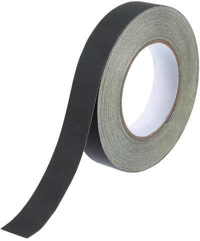 Acetaatweefseltape, 25 mm x 30 meter, zwart isolatieweefsel, plakband voor laptop, elektriciteit, auto, gitaarreparatie, kabelboom