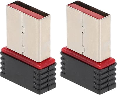 Draadloze Netwerkadapter - Wifi Ontvanger - Internet Verbinding - Eenvoudige Installatie - 2 x 1.5 x 0.6 cm - Multi