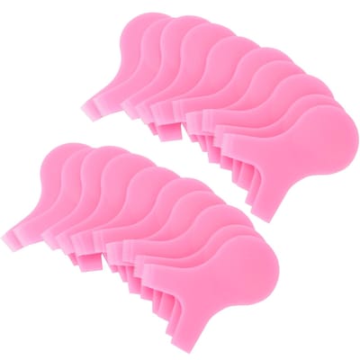 20 stuks Wimperlift Borstel Y Vorm Wimper Grafting Kam Kruller Anti-Slip Lash Perming Tool(Roze ) roze