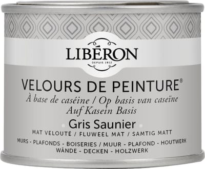 Liberon Velours De Peinture Muurverf - Mat - Gris Saunier - 0,125l