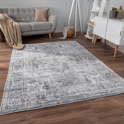 Paco Home Vloerkleed Woonkamer Laagpolig Oosters Patroon Ornamenten Zacht Vintage 60x100 cm