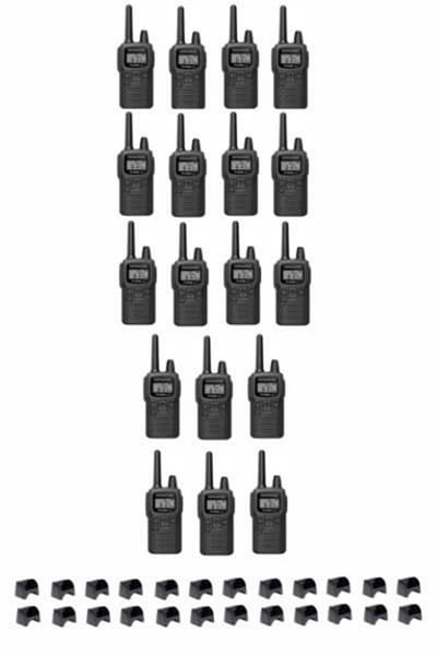 Set van 18 Kenwood PKT-300 ProTalk XLS IP52 PMR446 mini portofoons