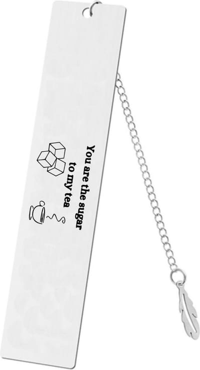 Akyol - you are the sugar to my tea boekenlegger - Quotes - familie vrienden - cadeau